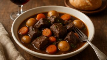 Delicieux bœuf bourguignon