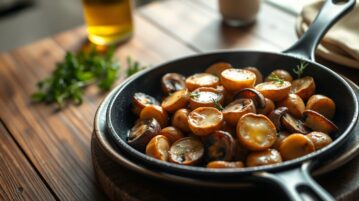 Cette poêlée de champignons dorés rivalise avec les créations des plus grands chefs étoilés