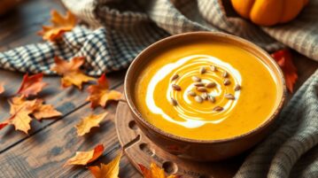 Cette soupe ultra-veloutée au potimarron va réchauffer tous les dîners d'automne (et caler toute la famille)