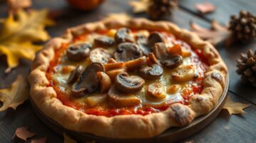 Champignons poêlés et fromage affiné : le duo irrésistible qui sublime cette tarte rustique automnale facile