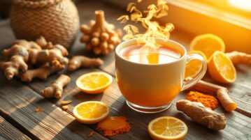 Le thé de gingembre et curcuma : la boisson chaude qui révolutionne votre système immunitaire