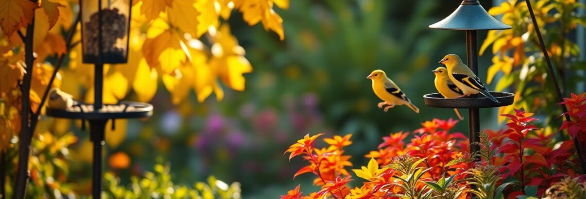 Octobre arrive ! Voici les gestes essentiels à faire maintenant pour voir des chardonnerets dans votre jardin sans faute