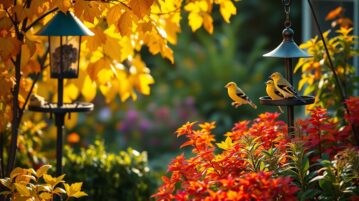 Octobre arrive ! Voici les gestes essentiels à faire maintenant pour voir des chardonnerets dans votre jardin sans faute