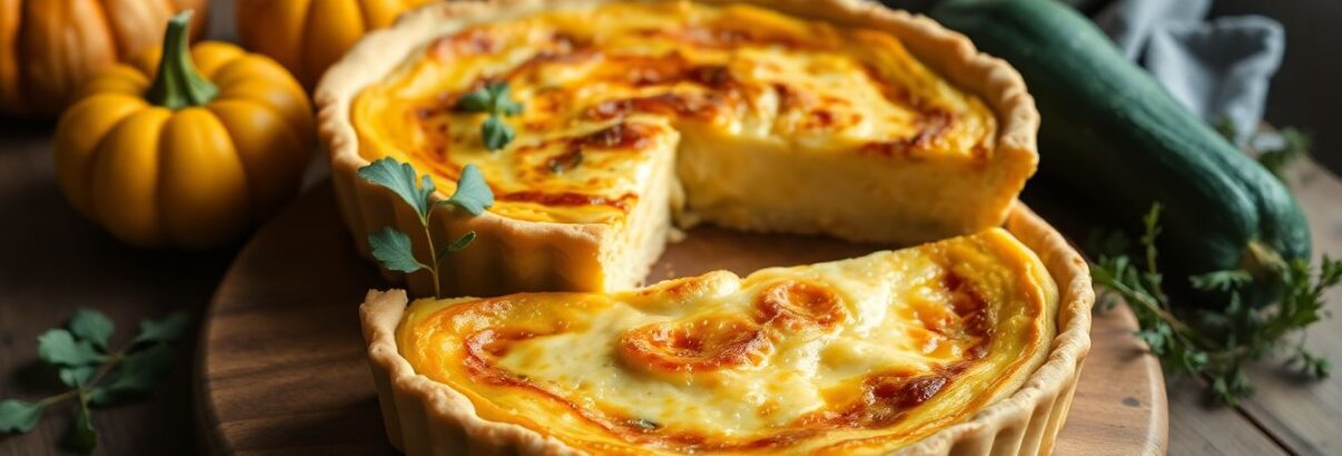 Vous avez des courges au frigo ? Voici une recette de quiche fondante et prête en 10 minutes