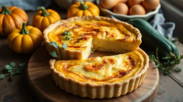 Vous avez des courges au frigo ? Voici une recette de quiche fondante et prête en 10 minutes