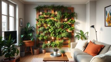 Ce mur de verdure à faire soi-même change tout en appartement : l'astuce récup pour cultiver des plantes sans balcon cet hiver