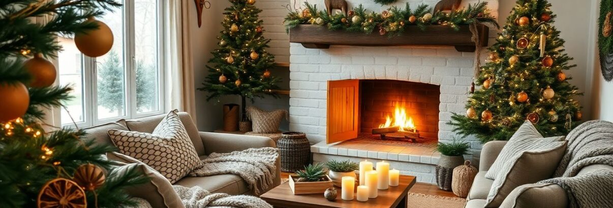 Ce Noël, ces 9 idées de décoration naturelle vont transformer votre salon en refuge chaleureux et apaisant, loin du plastique clignotant