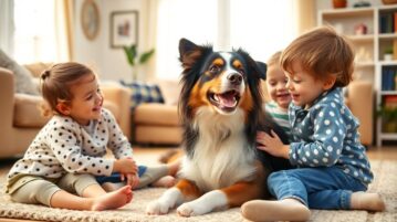 Le Berger australien avec des enfants en bas âge : compatibilité et conseils pratiques