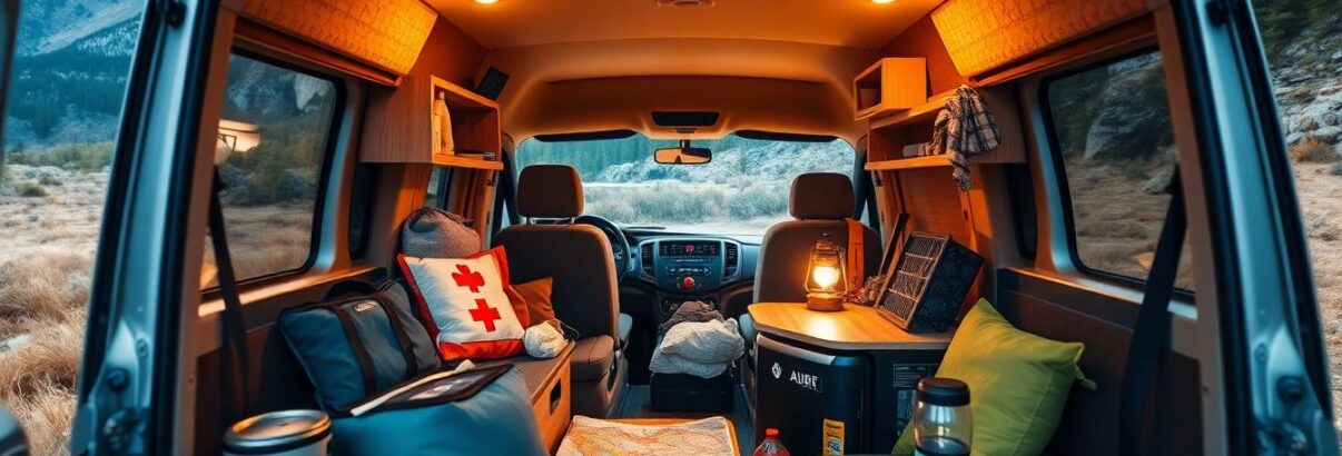 Les 10 objets indispensables pour un voyage en van aménagé sans tracas