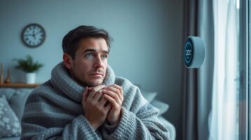 Pourquoi vous grelottez chez vous alors que le thermostat affiche 20°C