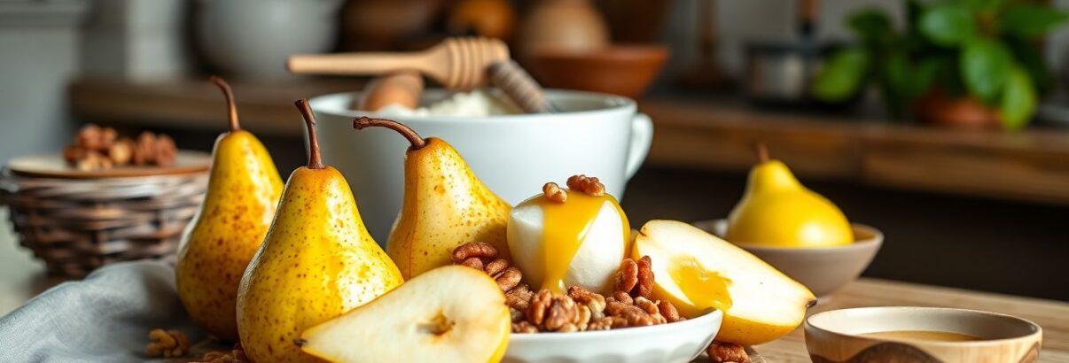 Transformez Trois Ingrédients Simples en Délices Gourmands : Poire, Noix et Miel
