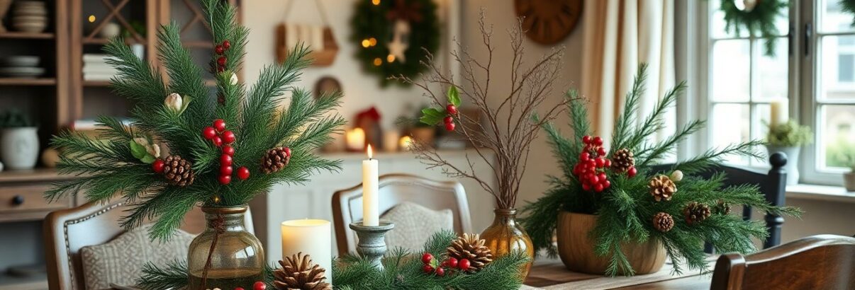 4 idées de déco végétale de Noël à créer avec ce que vous avez dans le jardin