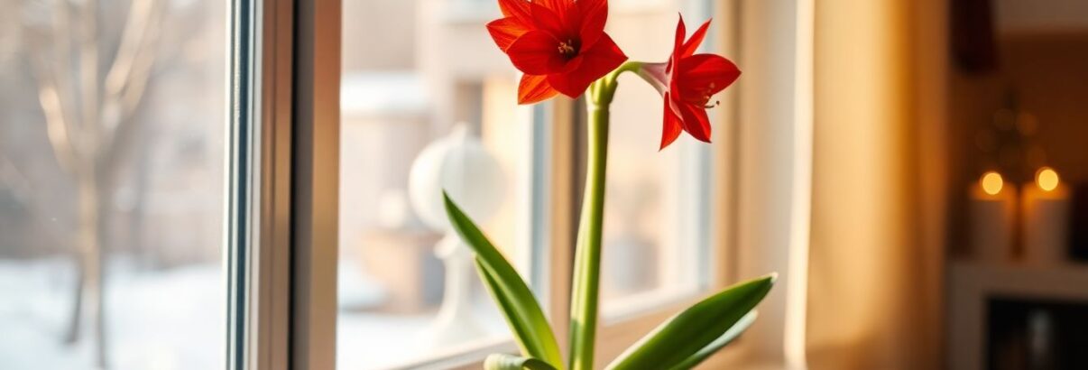 Ce bulbe en pot fleurit pile pour Noël… à condition de le forcer maintenant