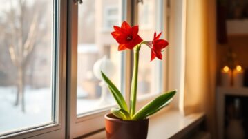 Ce bulbe en pot fleurit pile pour Noël… à condition de le forcer maintenant