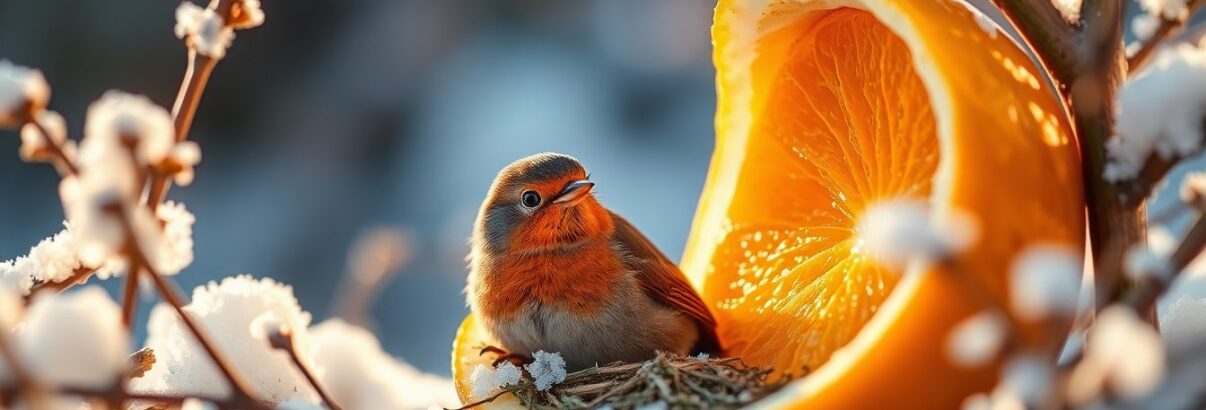 Cet agrume que vous jetez chaque matin peut devenir un refuge vital pour les oiseaux du jardin cet hiver