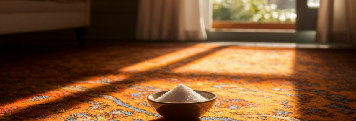 Cette astuce de grand-mère avec du sel élimine définitivement les mauvaises odeurs de vos tapis