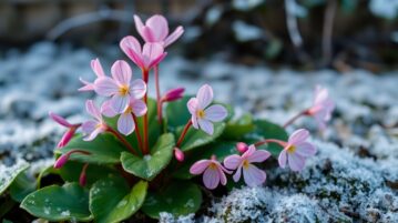 Le Cyclamen : La Plante Miracle qui Fleurit par Temps Froid et Survit à 10°C