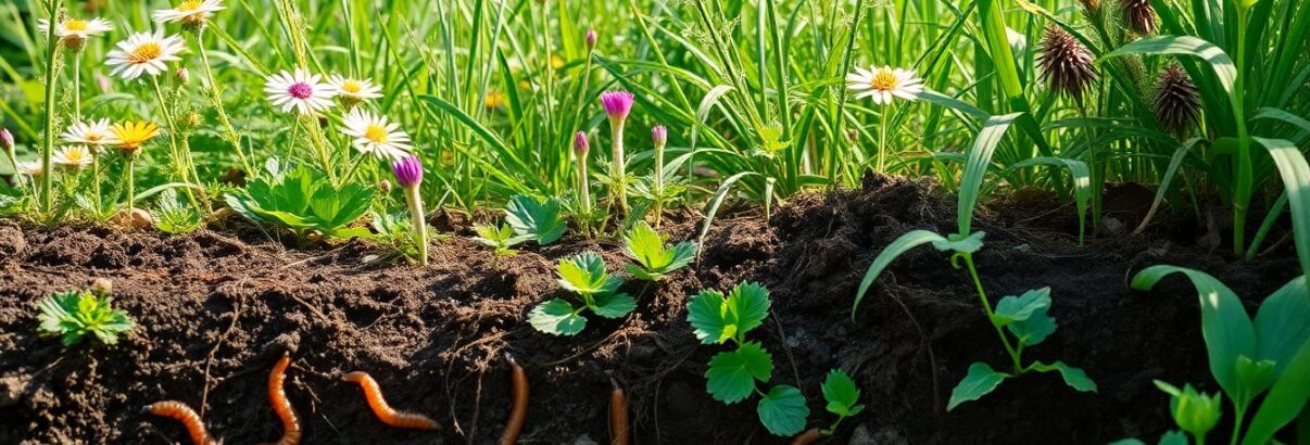 Pourquoi créer une zone sauvage dans votre jardin sauve la biodiversité souterraine