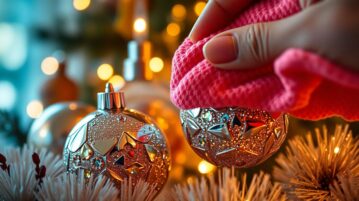 Vous n'avez besoin que de ça : l'astuce simple qui booste l'éclat de vos boules de Noël