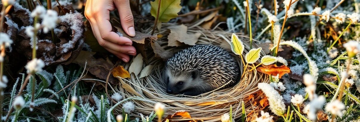 Vague de froid : ce geste indispensable dans votre jardin cette semaine pour éviter aux hérissons de mourir de froid