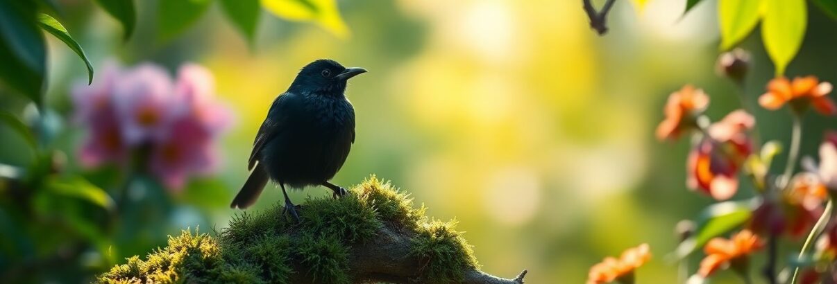 Le merle dans votre jardin : décryptage d'une présence aux multiples significations