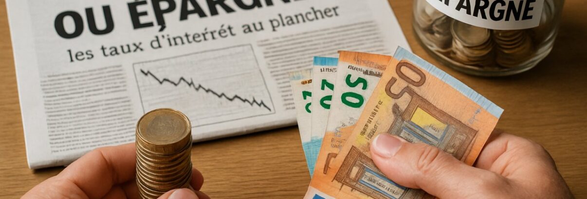 Investir ou épargner quand les taux d'intérêt sont au plancher : le dilemme des épargnants français