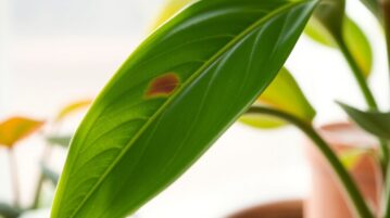 Taches brunes sur les feuilles de vos plantes d'intérieur : causes et solutions efficaces