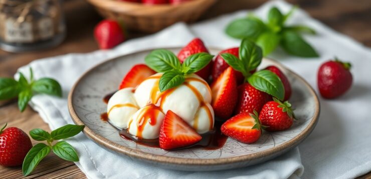 Fraises, burrata, basilic… le mélange frais et addictif qui cartonne à table