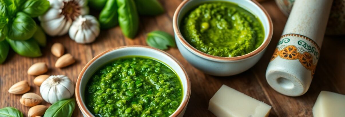 Pesto et pistou : quelle est vraiment la différence entre ces deux sauces au basilic ?