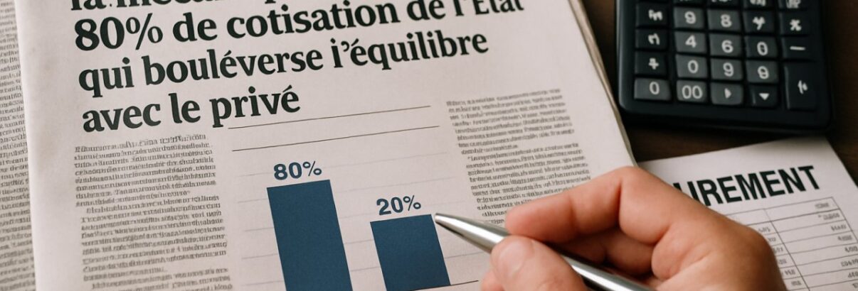 Retraites publiques : la mécanique cachée des 80 % de cotisation de l'État qui bouleverse l'équilibre avec le privé
