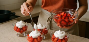 J&rsquo;ai préparé ce dessert aux fraises en un temps record… et tout le monde m&rsquo;a demandé la recette