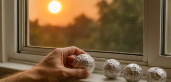 Boules d&rsquo;aluminium aux fenêtres : l&rsquo;astuce qui change tout quand le thermomètre dépasse les 40°C