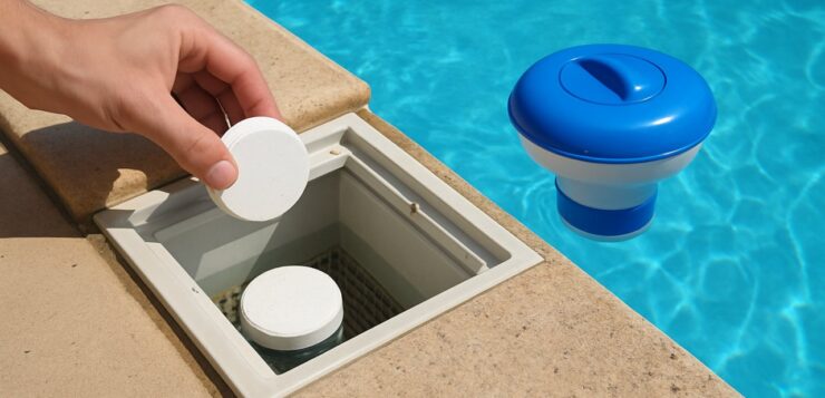Skimmer ou diffuseur flottant : voici la méthode la plus adaptée pour préserver votre piscine