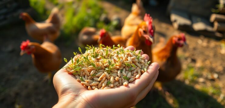 Faire germer le blé : le geste facile qui booste l’alimentation de vos poules