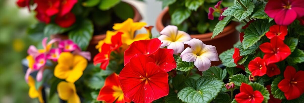 Géraniums, surfinas, impatiens : le top 7 des fleurs en pot les plus résistantes aux jardinières détrempées