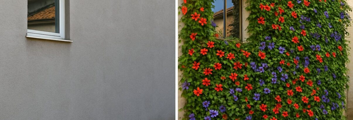 Fini le mur gris qui rend la façade triste : ces 9 grimpantes le transforment en quelques mois et changent tout l'extérieur