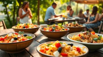 5 salades de pâtes gourmandes de nos chefs pour un BBQ d'été qui va faire parler de lui