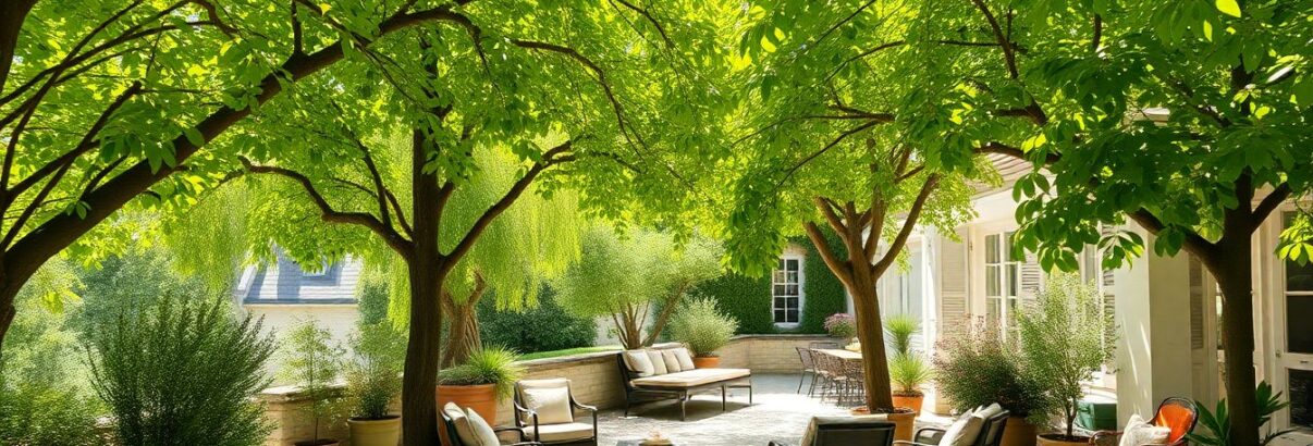 Arbres pour ombrager une terrasse : lesquels choisir selon votre situation