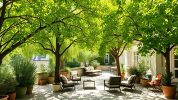 Arbres pour ombrager une terrasse : lesquels choisir selon votre situation