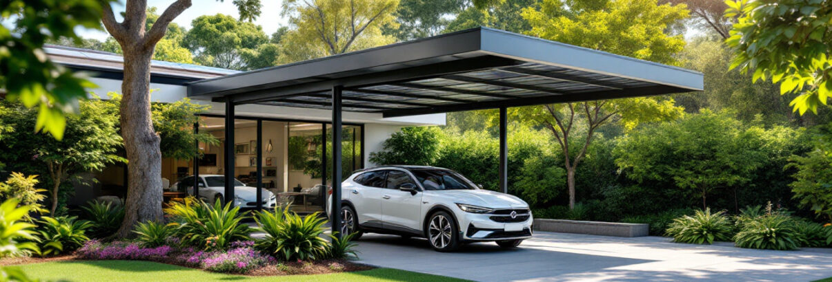 Carport solaire dans son jardin : pourquoi la rentabilité est souvent décevante