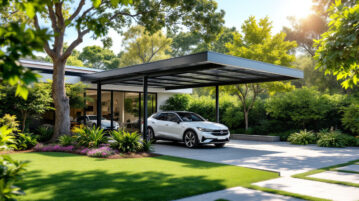 Carport solaire dans son jardin : pourquoi la rentabilité est souvent décevante
