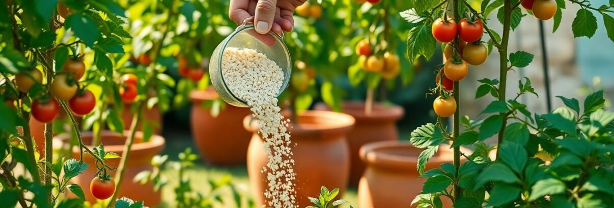 Cet ingrédient de cuisine que les anciens ne jetaient jamais en été : versé au pied des tomates, il relance les grappes en plein juillet