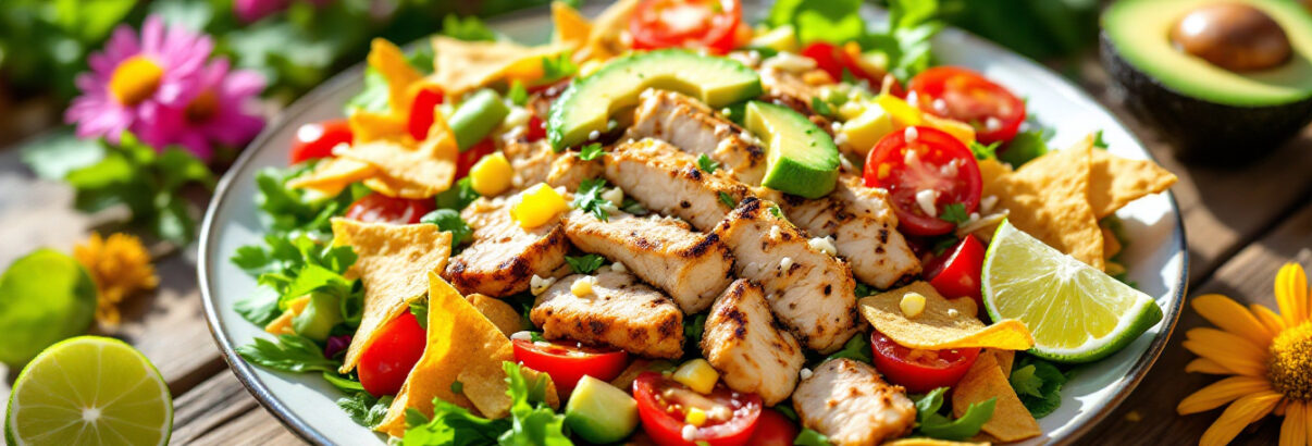 Cette salade de poulet façon tacos transforme un déjeuner d'été en véritable régal