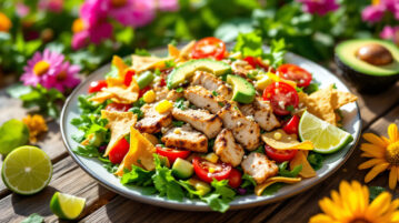 Cette salade de poulet façon tacos transforme un déjeuner d'été en véritable régal