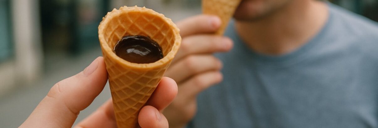 Le chocolat au fond des cornets de glace n'est pas là pour les gourmands : voici sa vraie fonction