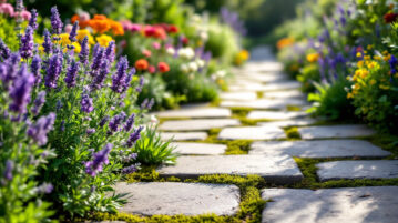 Fini le désherbage des allées en plein été : ce que les paysagistes glissent entre les pavés parfume le jardin et stoppe les mauvaises herbes