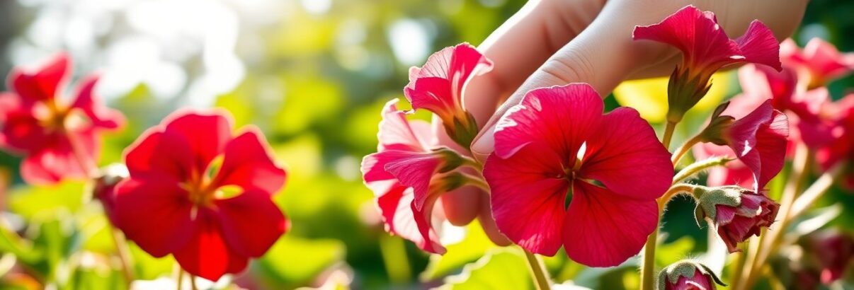 Géraniums fatigués par la chaleur : le geste précis à faire mi-juillet pour relancer les fleurs