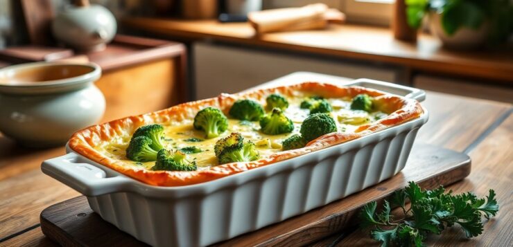 Oubliez le clafoutis sucré : cette version au brocoli et au fromage est le vrai coup de cœur de la saison