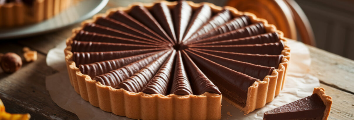 La tarte soleil chocolat-noisettes : le gâteau qui se mange à la main et fait l'effet d'un dessert de pâtissier