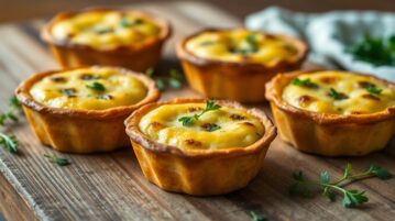 Mini-quiches au pain de mie : la recette maline qui remplace la pâte brisée